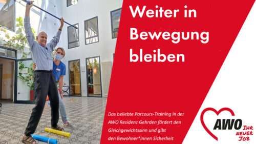 Weiter in Bewegung bleiben