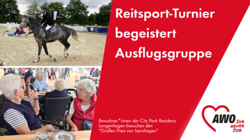 Reitsport-Turnier begeistert Ausflugsgruppe